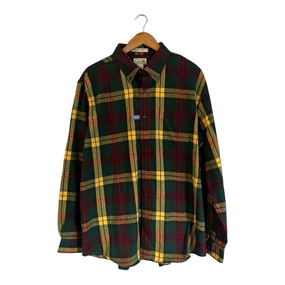 L.L. Bean Scotch Plaid Flannel Shirt 228061 Men's XL Slightly Fitted Brand New - Picture 6 of 7